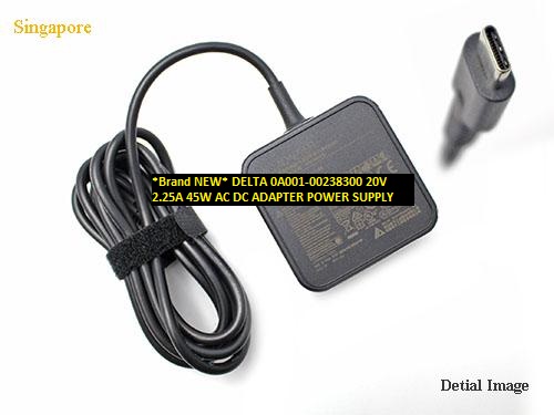 *Brand NEW* 20V 2.25A DELTA 0A001-00238300 45W AC DC ADAPTER POWER SUPPLY